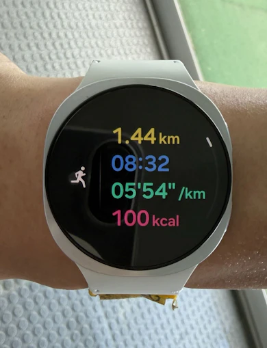 1,290m走ってズレは平均130m。距離表示は大きく長めに出た