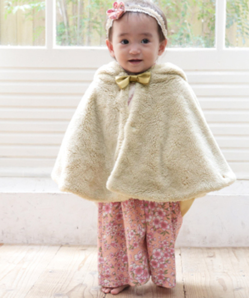市場 ポンチョ 女の子 冬 赤ちゃん ケープ 男の子 暖かい かわいい マント 厚手