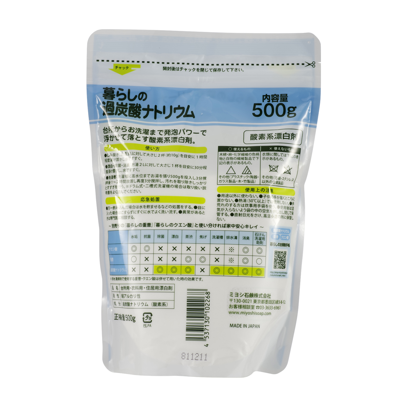 ミヨシ 過炭酸ナトリウムを全21商品と比較 口コミや評判を実際に使ってレビューしました Mybest