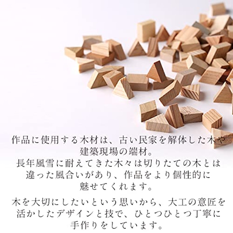 寄木のシャープペンシル・三角チェック 2