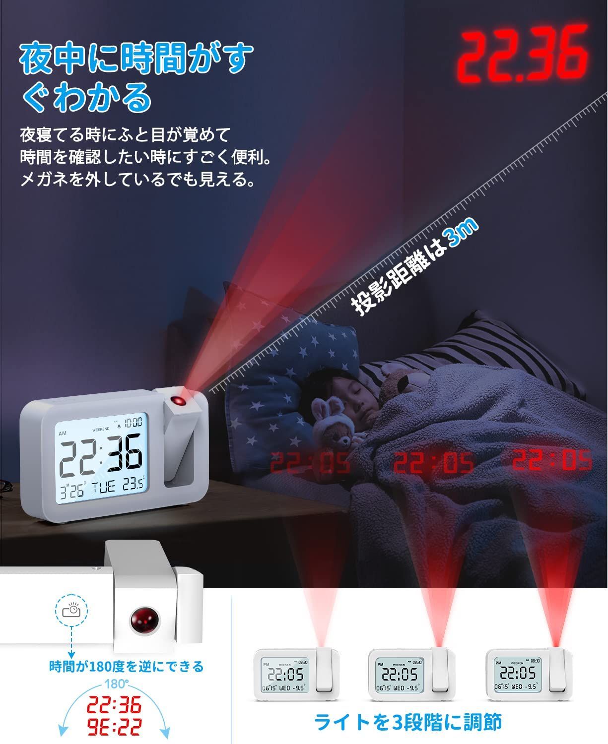 プロジェクタークロック 2