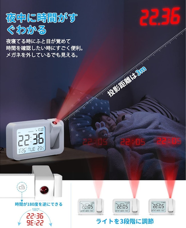 プロジェクタークロック 2