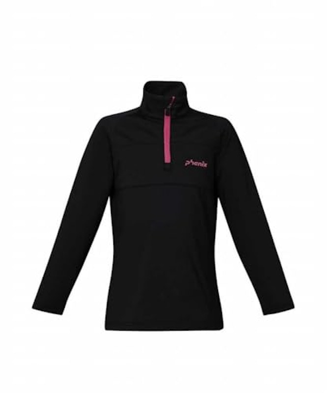 Crystal Flower Junior 1/2 Zip Tee 1