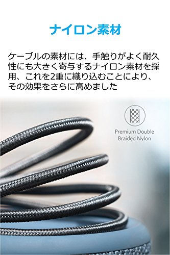 高耐久ナイロン USB-C & USB-A ケーブル 5