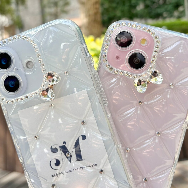 パフキルテッドリボンiPhoneケース 3