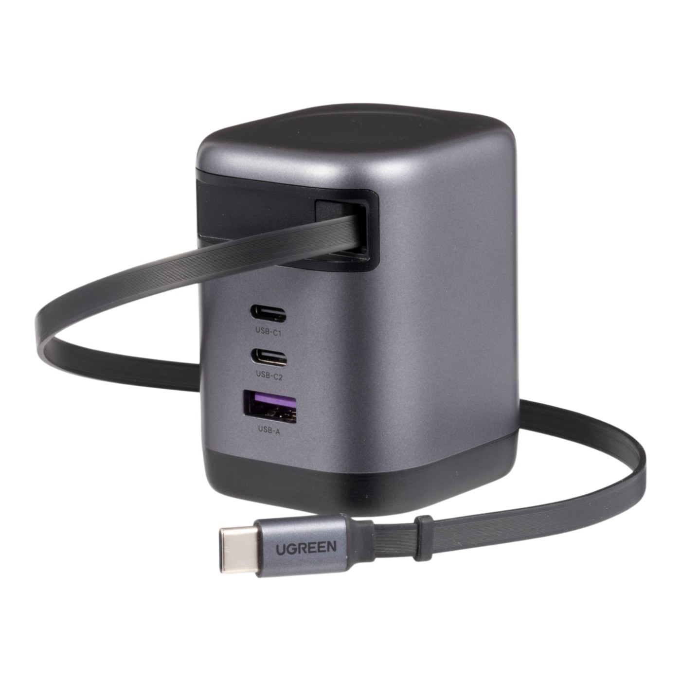 巻き取り式 USB-Cケーブル内蔵充電器 4