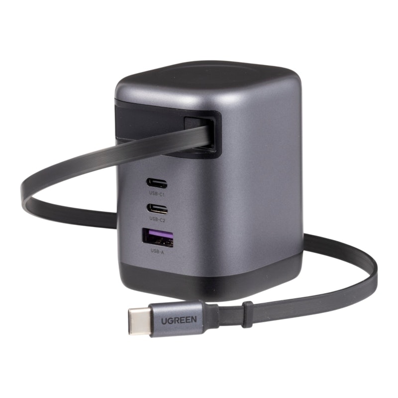 巻き取り式 USB-Cケーブル内蔵充電器 4