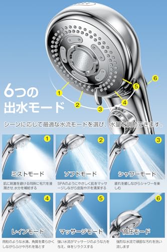 シャワーヘッド 5