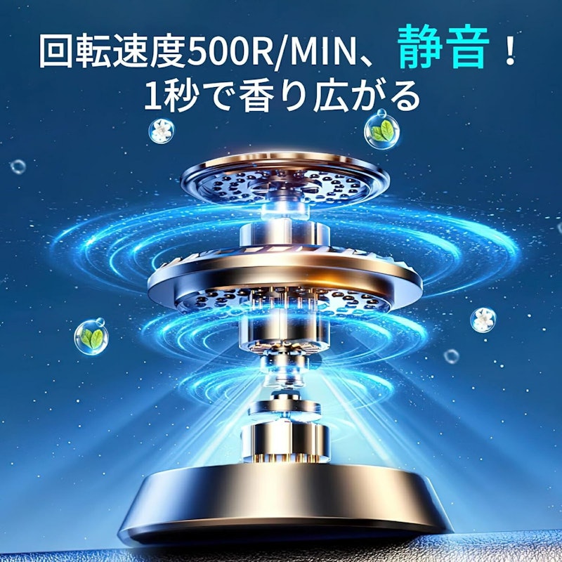 ソーラー回転式 アロマディフューザー 7