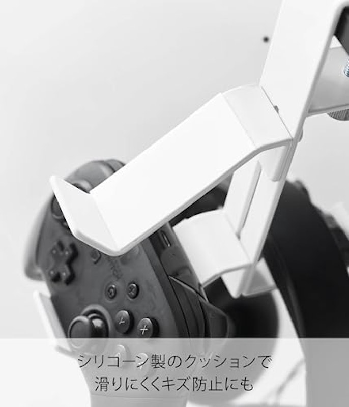 デスク横 ゲームコントローラーラック 6