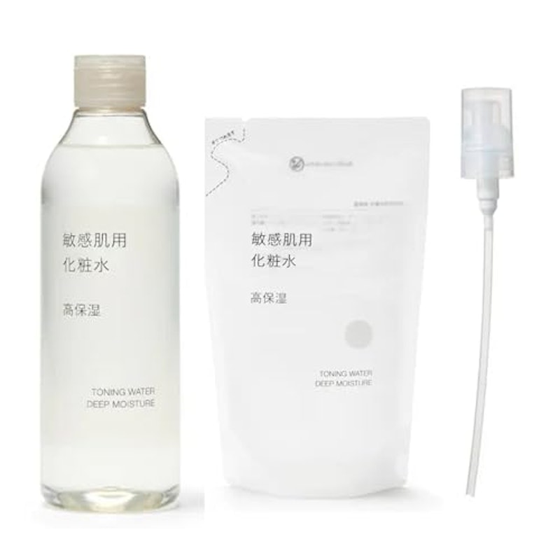 化粧水高保湿+ 化粧水高保湿詰め替え+化粧水乳液用ポンプヘッド セット 1