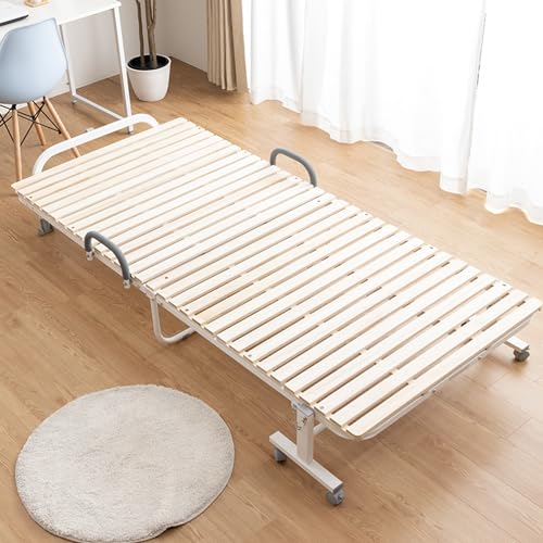 府中家具/中居木工 檜材折りたたみすのこベッドシングルサイズ