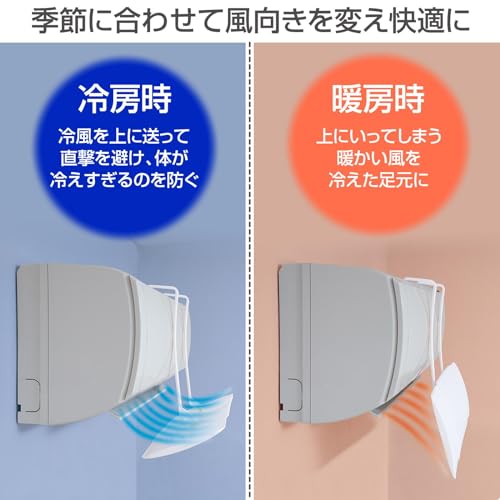 エアコン風よけカバー 4