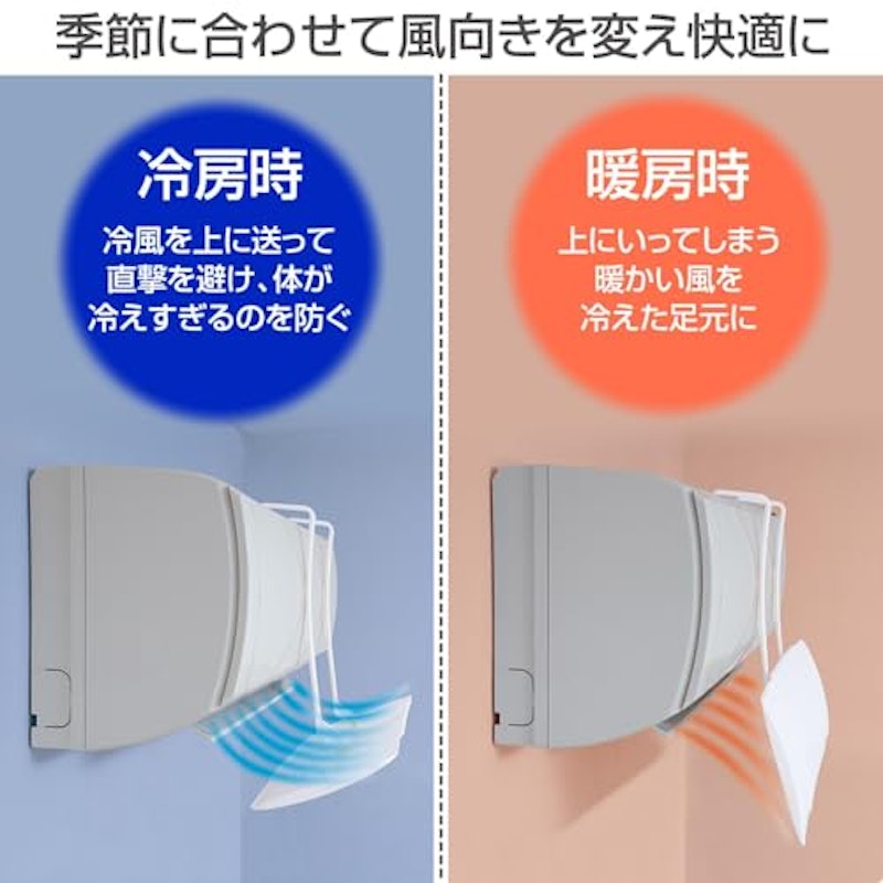 エアコン風よけカバー 4