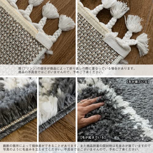 ベニワレン風ラグマット 8