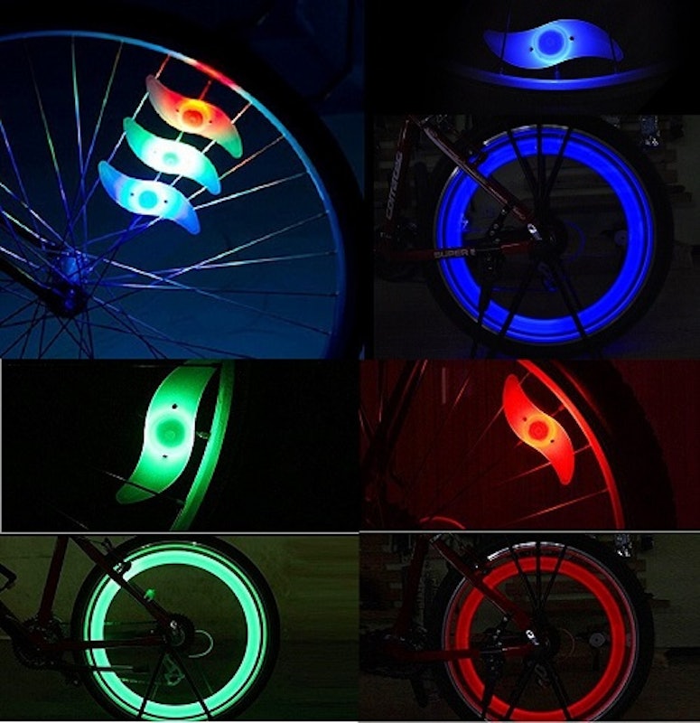 自転車用ホイールライト 3色セット 2