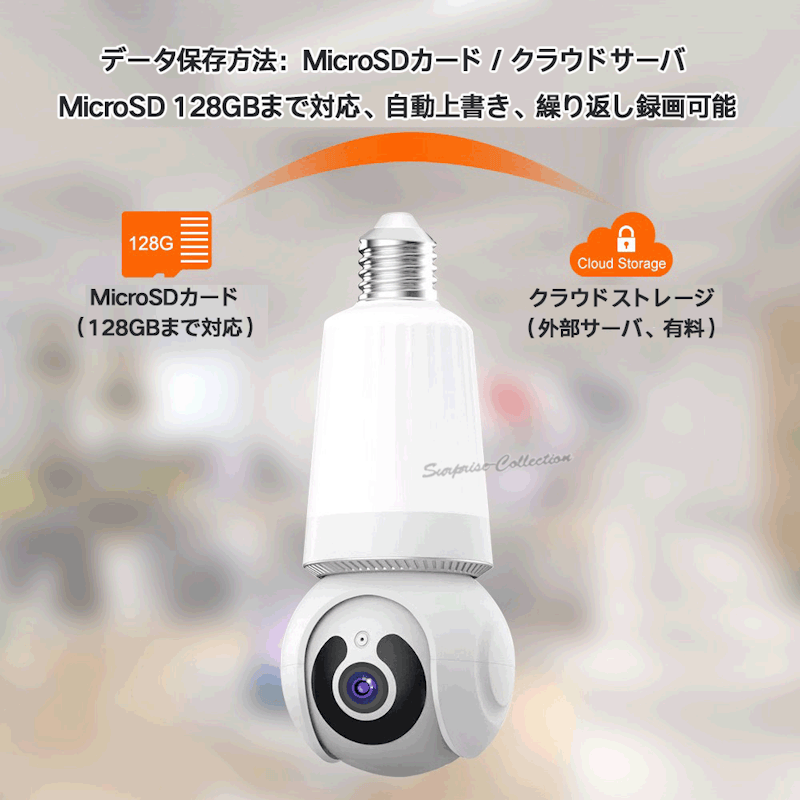 LED電球型防犯カメラ 6