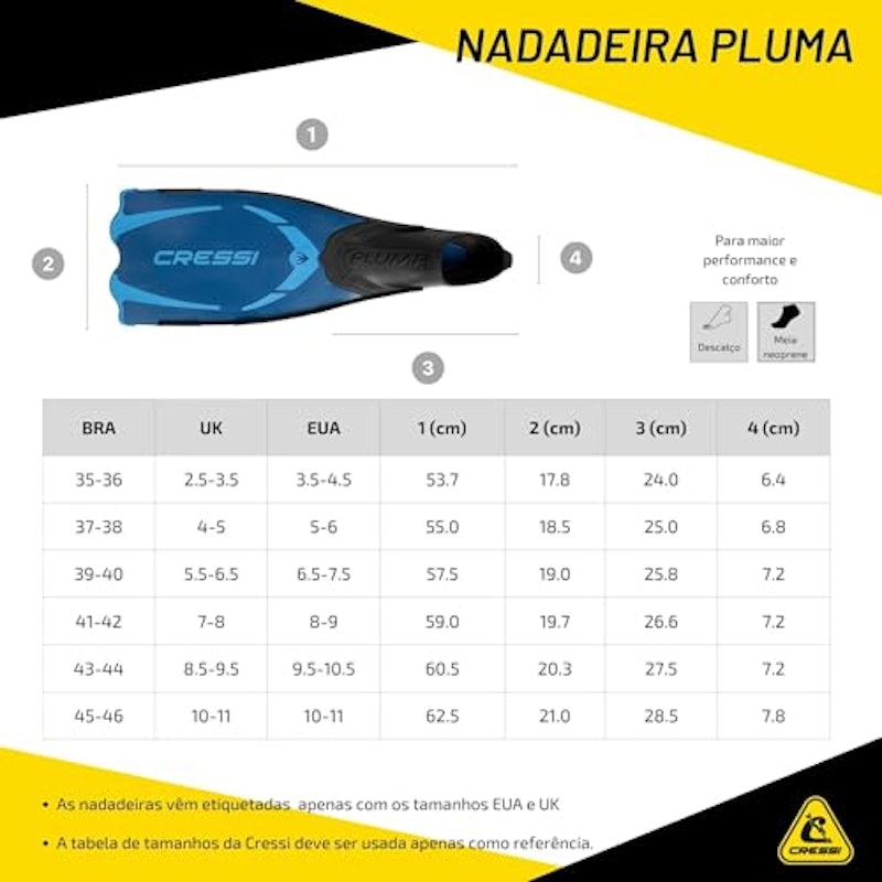 Cressi PLUMA プルーマ フィン 4