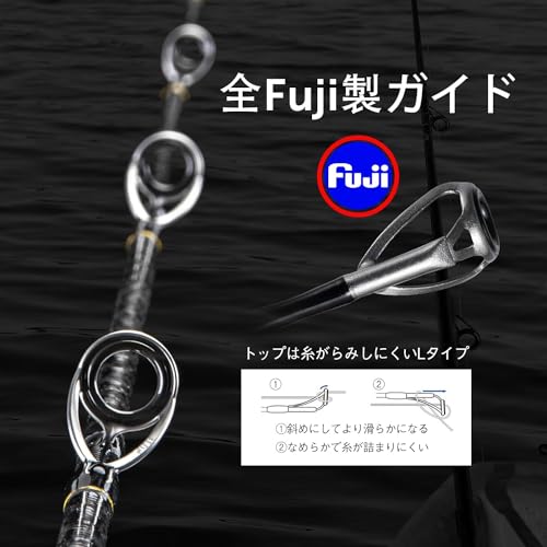 ジギングロッド スロージギング オフショアロッド fujiガイド