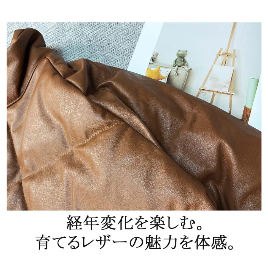 レザー ダウンジャケット 9