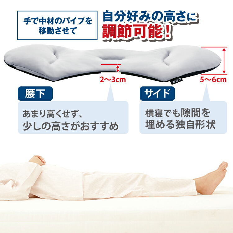 身体と眠りのプロが考えた　腰まくら 3