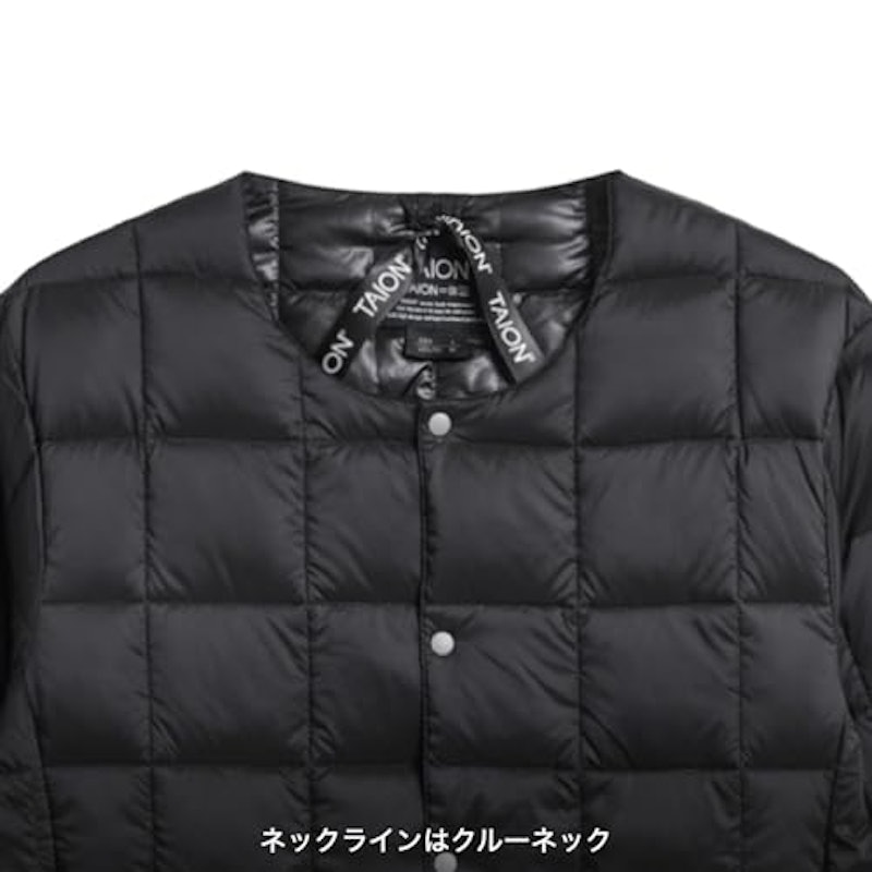 ベーシック クルーネックボタン インナーダウンジャケット 4