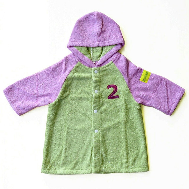 NUMBER-COLOR キッズバスローブ 17