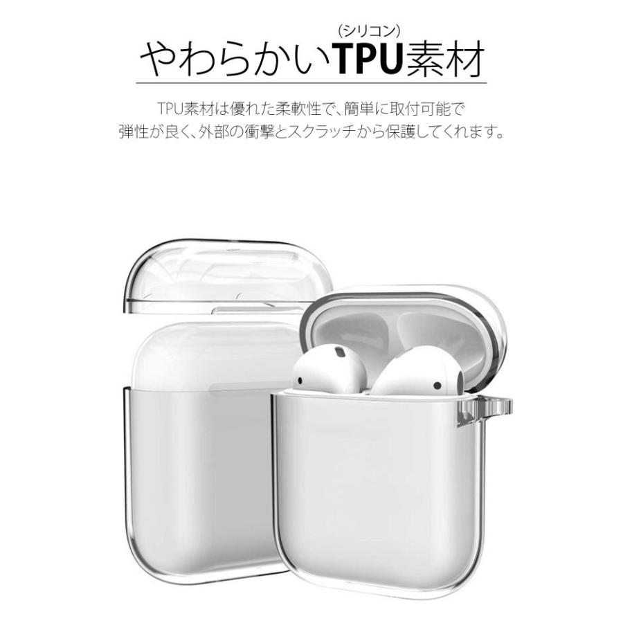  AirPods ケース クリア 透明 TPU 5