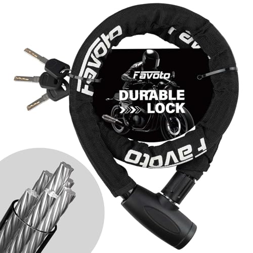 バイク用ロックのおすすめ人気ランキング【2026年1月】 | マイベスト オートバイロック,ヘビーデューティ 約91cm 盗難防止 自転車アクセサリー - 自転車チェーンロック,都市、山、道路、旅行、アウト
