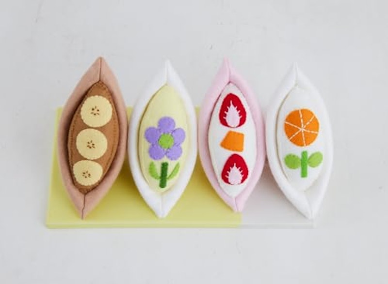 たべものいっぱい フェルトでたのしいおままごと 3