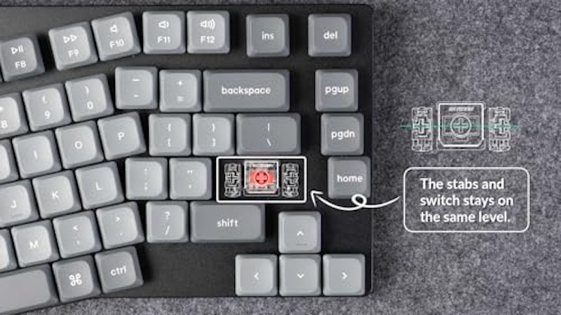 Aliceレイアウト QMK ワイヤレスカスタム メカニカルキーボード 9