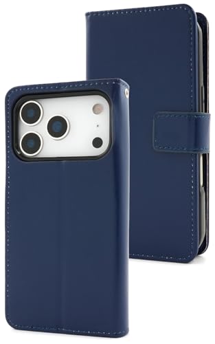 iPhone 17 Pro用 レザー風 手帳型ケース 1