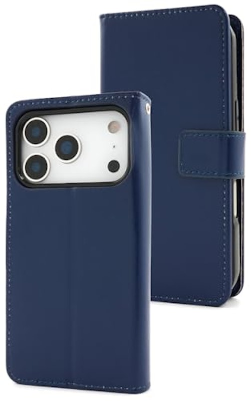 iPhone 17 Pro用 レザー風 手帳型ケース 1