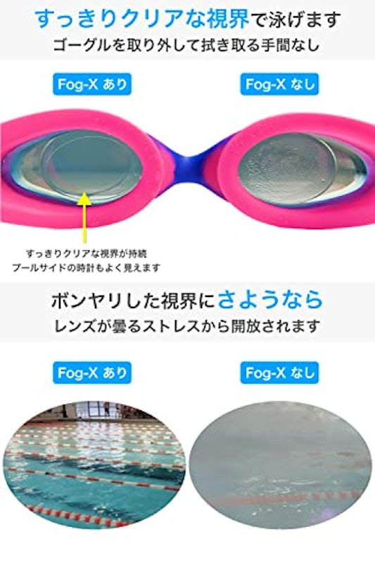 水泳ゴーグル用曇り止めシール 2