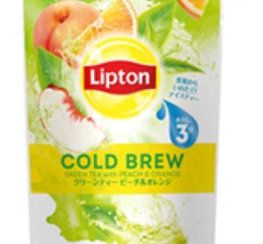 リプトン 水出しアイスティーグリーンティー ピーチ&オレンジ ティーバッグ 1