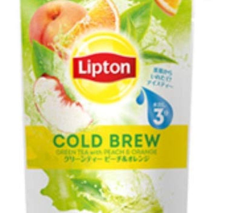 リプトン 水出しアイスティーグリーンティー ピーチ&オレンジ ティーバッグ 1