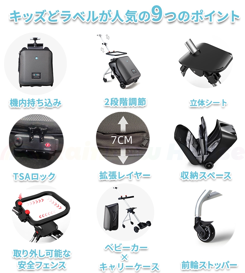 乗れるスーツケース 2