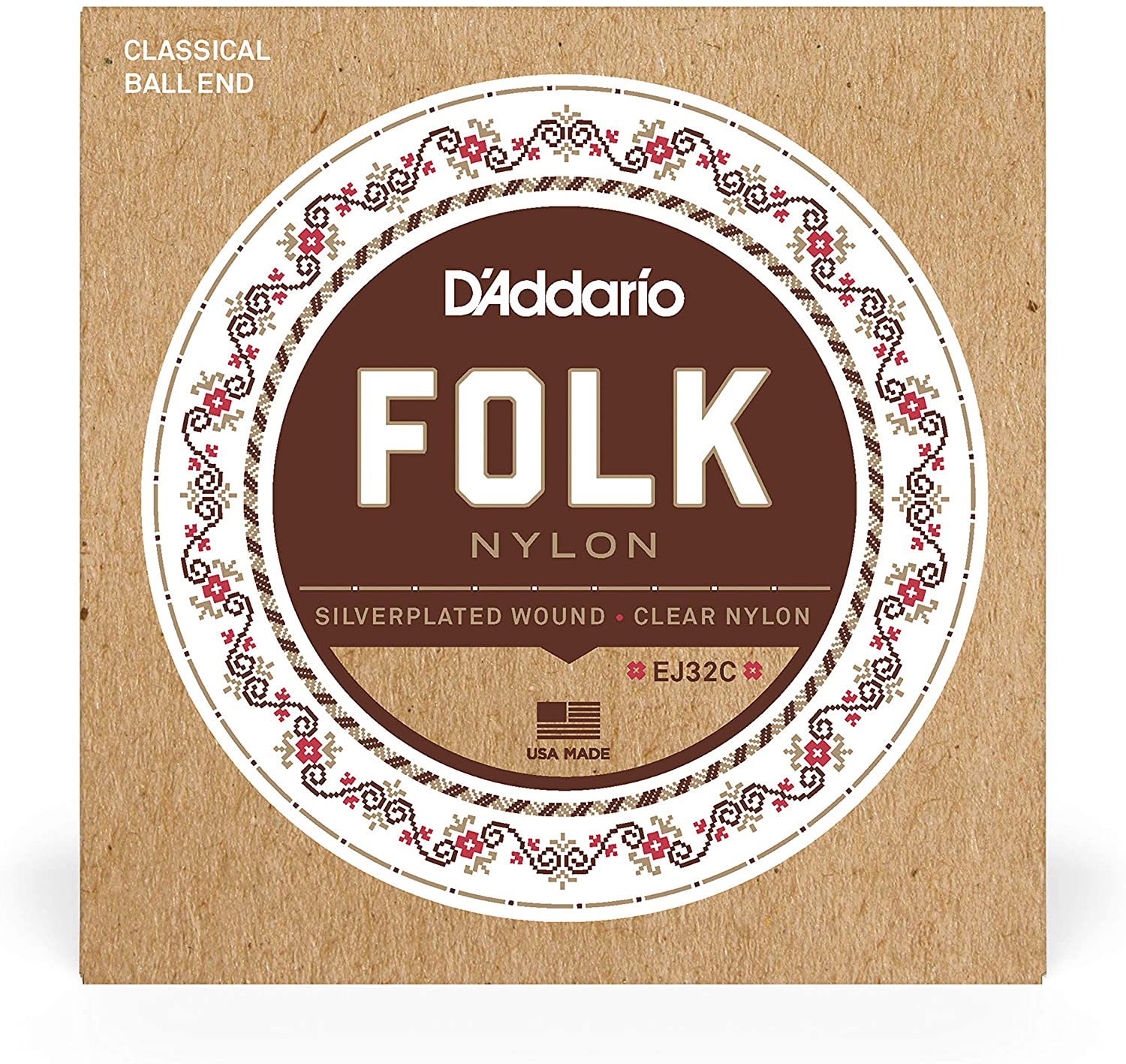 D'Addario ボールエンドナイロン弦 1