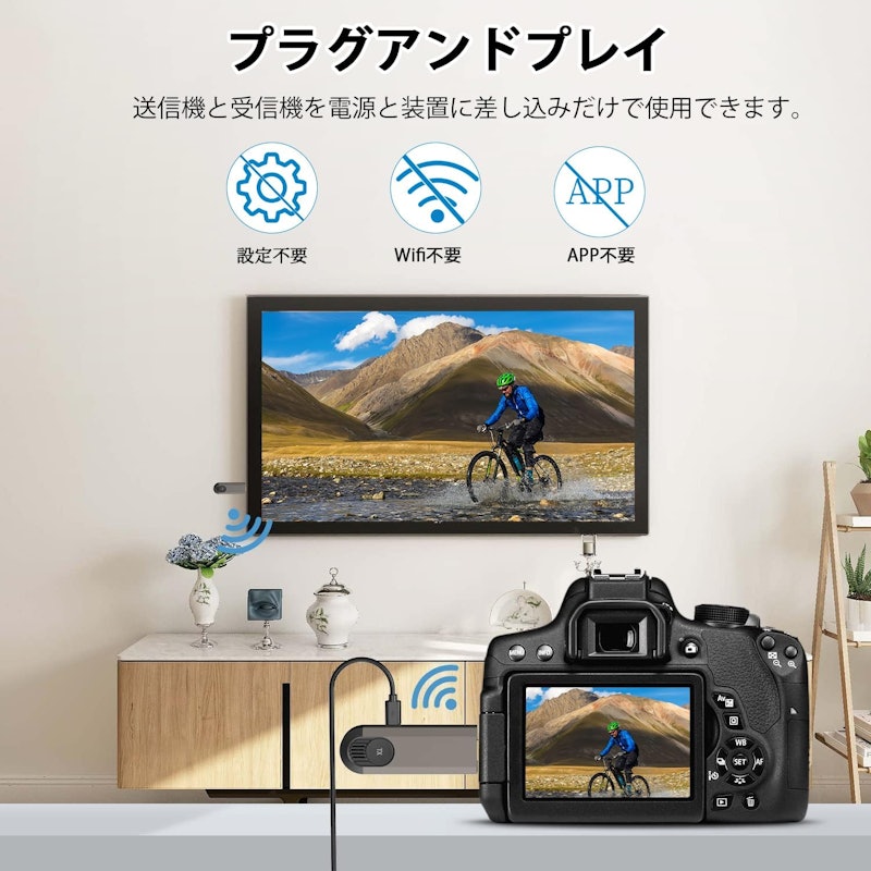 ワイヤレスミラーリング HDMI 2