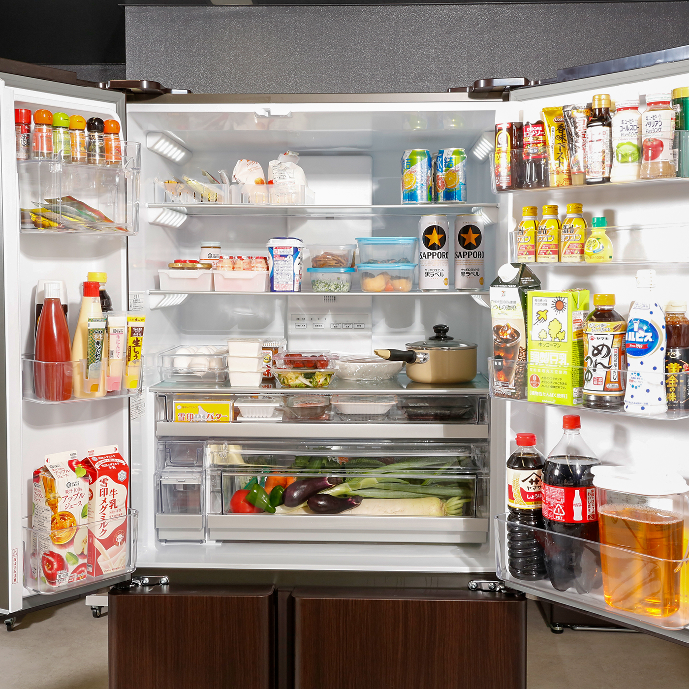 AQUA AQR-TZA51M 冷蔵庫 512Lアクア 観音開き4ドアうす型