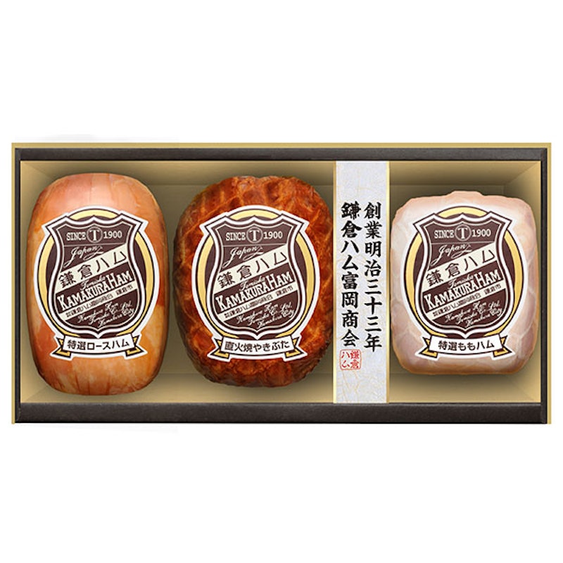 特選(ロース・もも)ハム・焼豚3本詰め 1