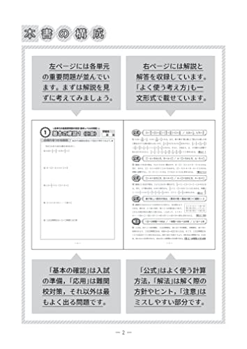 中学受験 算数のお手本 計算と文章題400問の解法・公式集 3