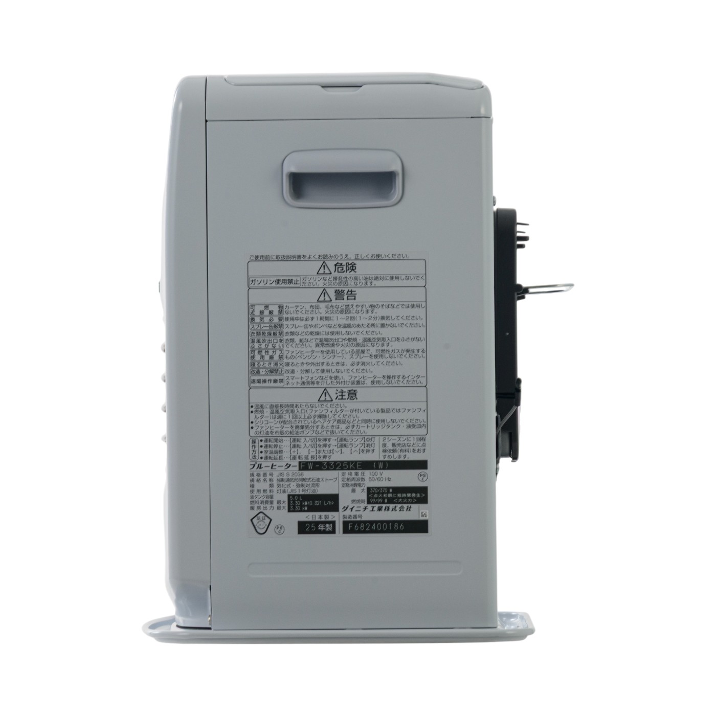 ダイニチ工業 KE TYPE 家庭用石油ファンヒーター FW-3325KEの口コミ