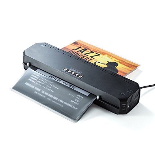 SANWA SUPPLY - ラミネーター 本体 400-LM004　サンワサプライ ラミネーター ラミネート 機械 パウチラミネーター A3 A4 4本