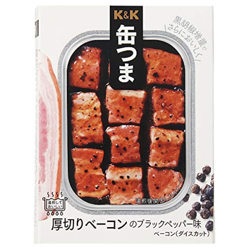 厚切りベーコンのブラックペッパー味 1