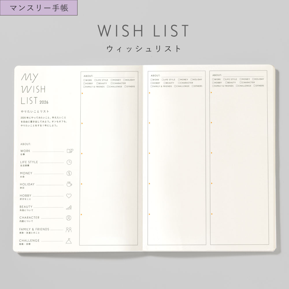 SUNNY SCHEDULE BOOK マンスリー手帳リフィル 7