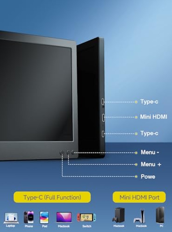 ノートパソコン用ポータブルモニター 4