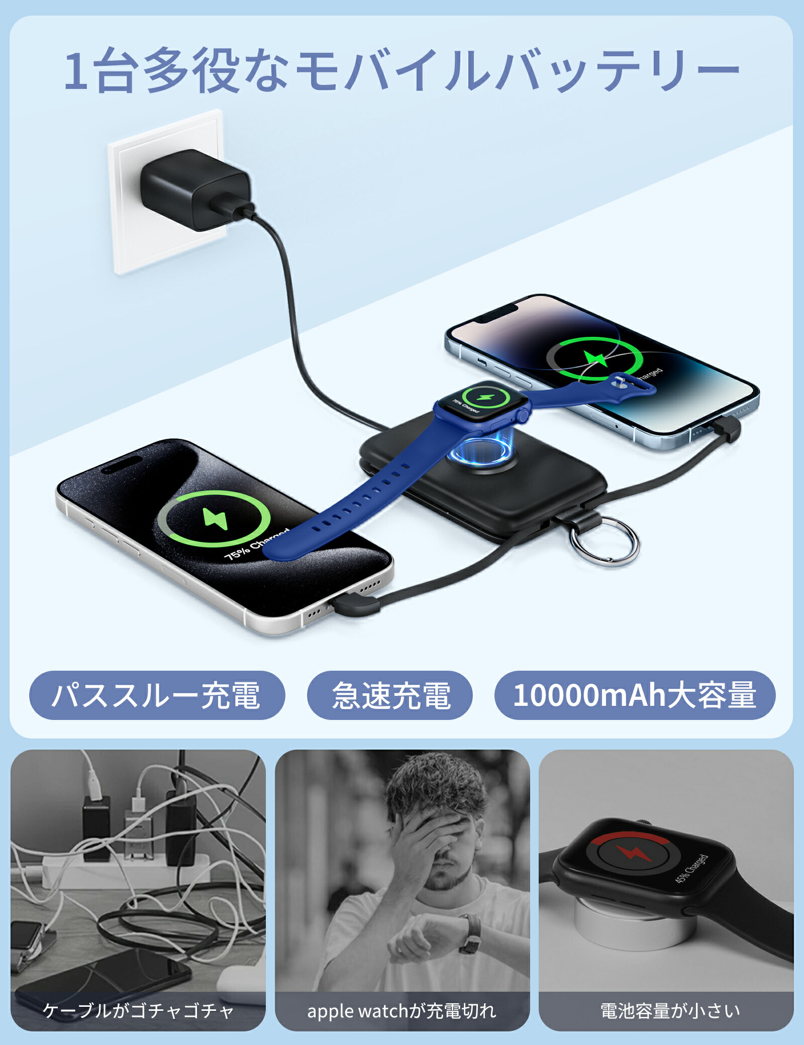 モバイルバッテリー 4
