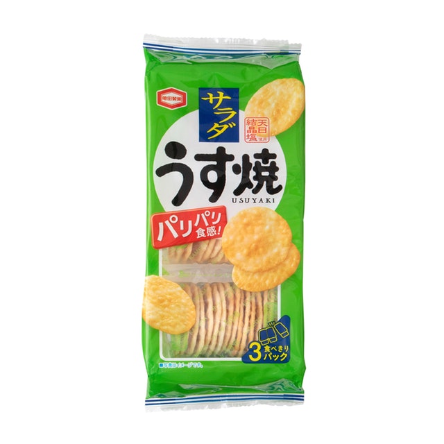亀田製菓 サラダうす焼をレビュー！クチコミ・評判をもとに徹底