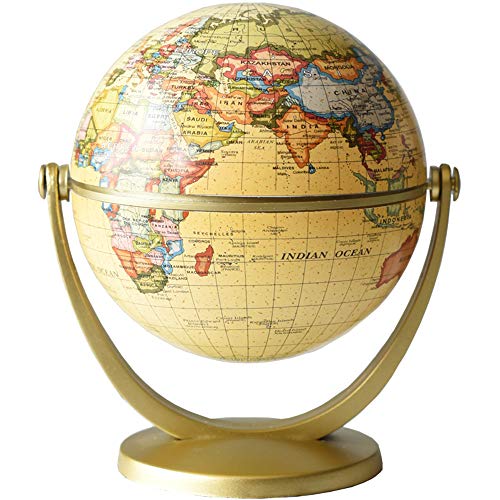 大きめ 地球儀 金属製 海外製 アンティーク雑貨